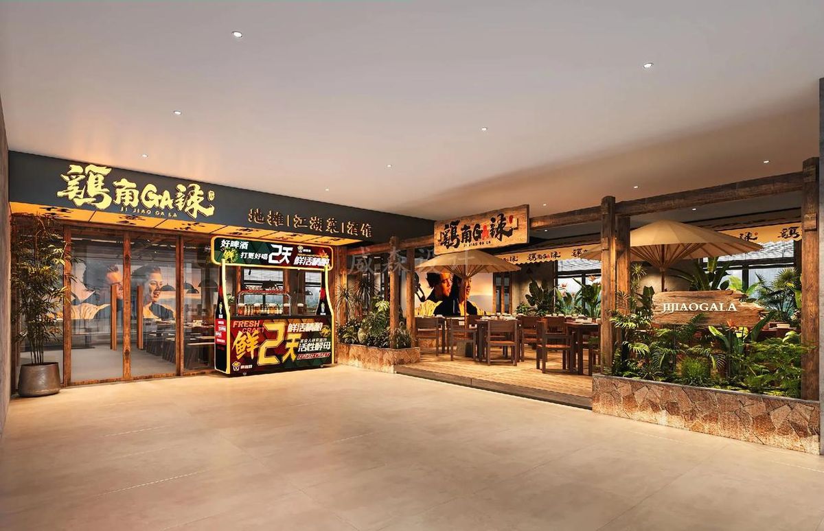 餐饮门市装修设计：3秒抓住顾客的商场吸睛法则