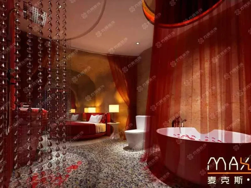 酒店主题客房设计：大厅卧室墙面怎么装？