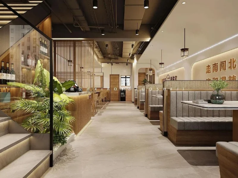 饭店餐饮店铺设计_成都店面装修设计，核心必须抓准！
