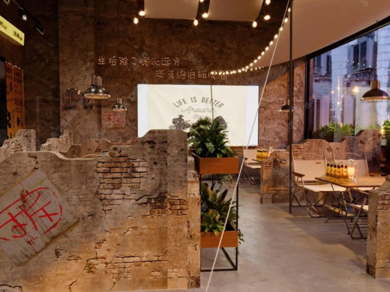 烧烤店设计装修公司_烧烤店装修攻略：从0到1打造吸金“烟火气”空间