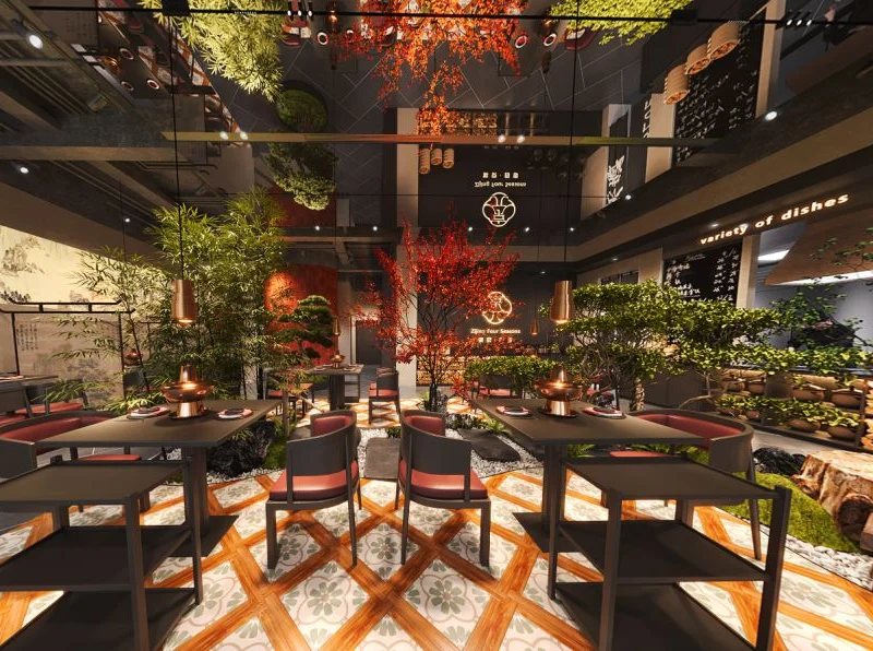 私房菜装修风格_从庭院意境到复古工业，餐饮设计装修的 “风格轮回” 也太会了！